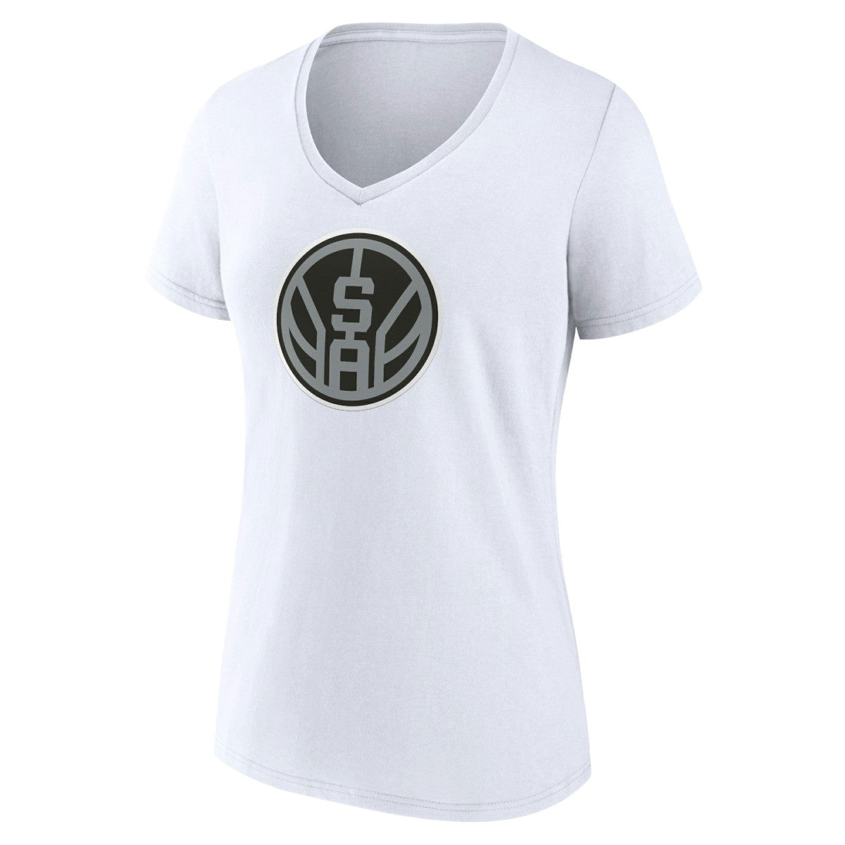 San Antonio Spurs Women's Alternate Logo V-Neck T-Shirt On Sale