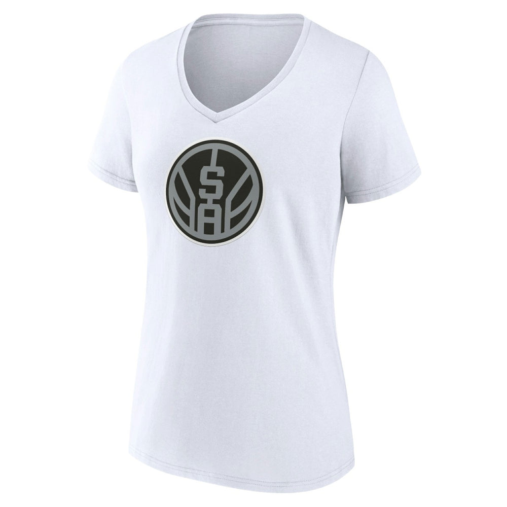 San Antonio Spurs Women's Alternate Logo V-Neck T-Shirt On Sale