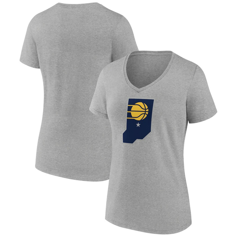 Indiana Pacers Women's Alternate Logo V-Neck T-Shirt On Sale