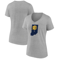 Indiana Pacers Women's Alternate Logo V-Neck T-Shirt On Sale