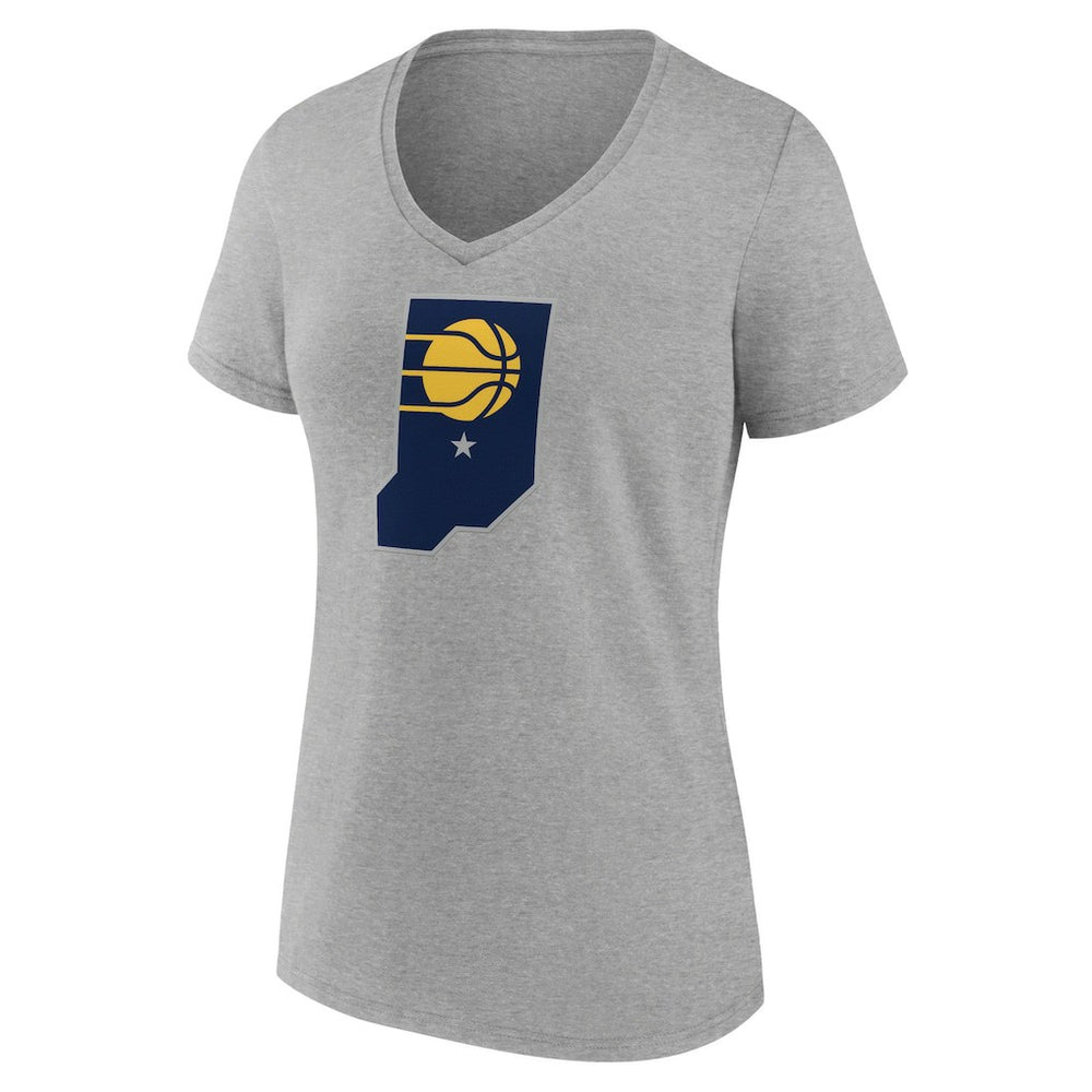 Indiana Pacers Women's Alternate Logo V-Neck T-Shirt On Sale