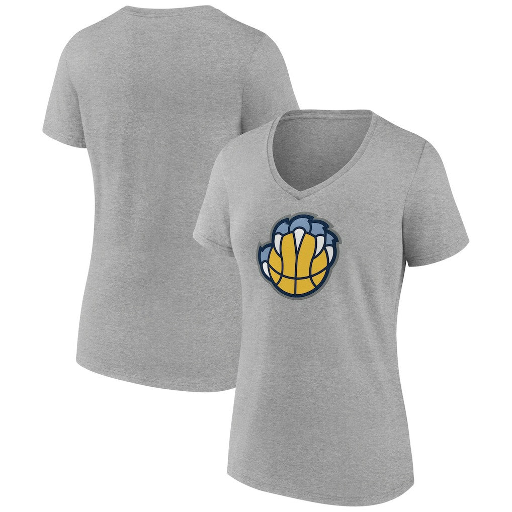 Memphis Grizzlies Women's Alternate Logo V-Neck T-Shirt New