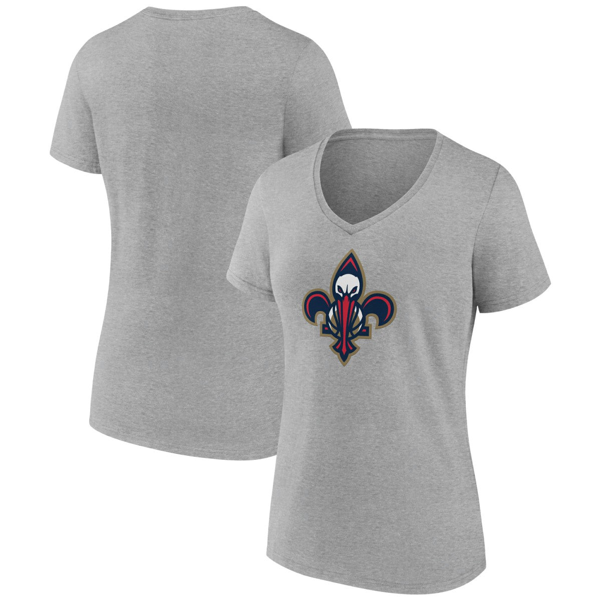 New Orleans Pelicans Women's Alternate Logo V-Neck T-Shirt On Sale