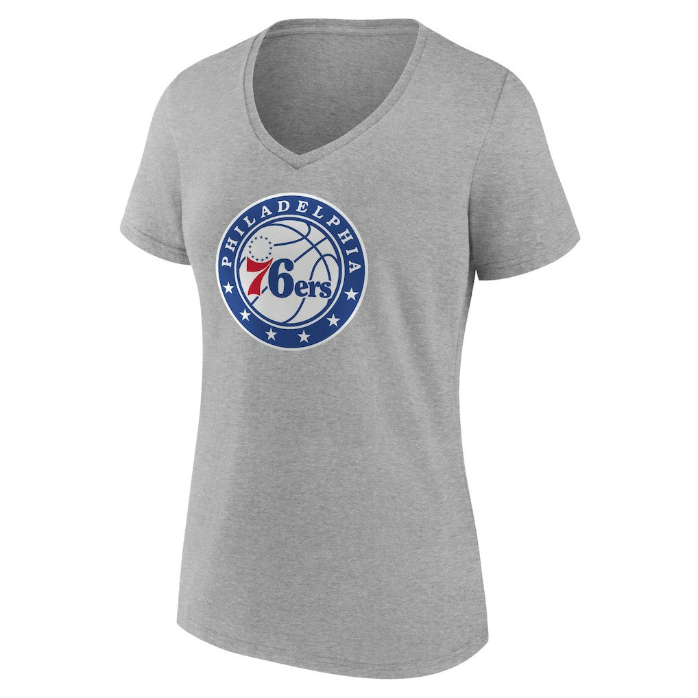 Philadelphia 76ers Women's Alternate Logo V-Neck T-Shirt On Sale