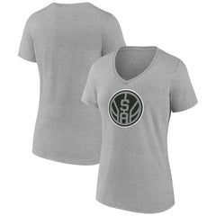 San Antonio Spurs Women's Alternate Logo V-Neck T-Shirt On Sale