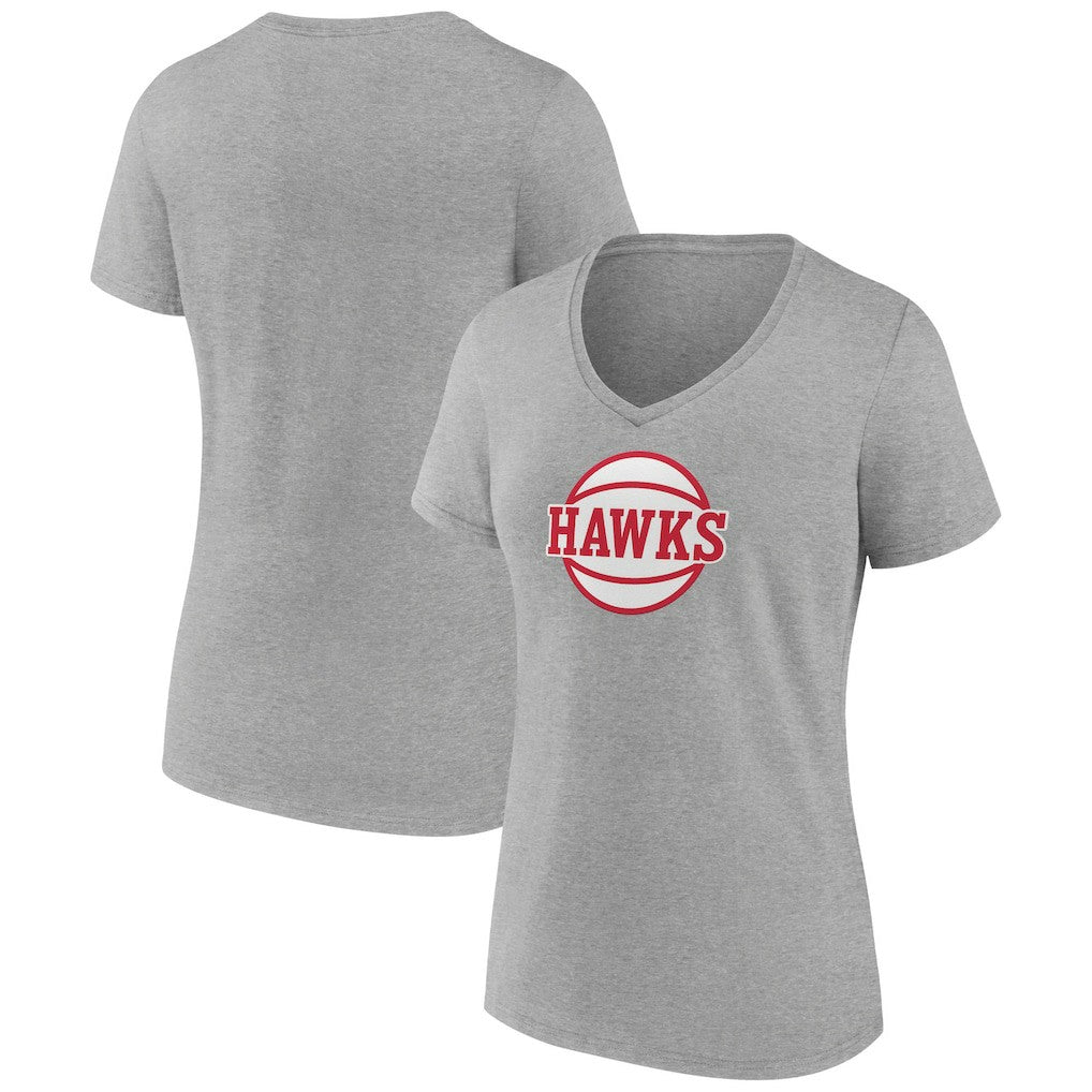 Atlanta Hawks Women's Alternate Logo V-Neck T-Shirt For Sale