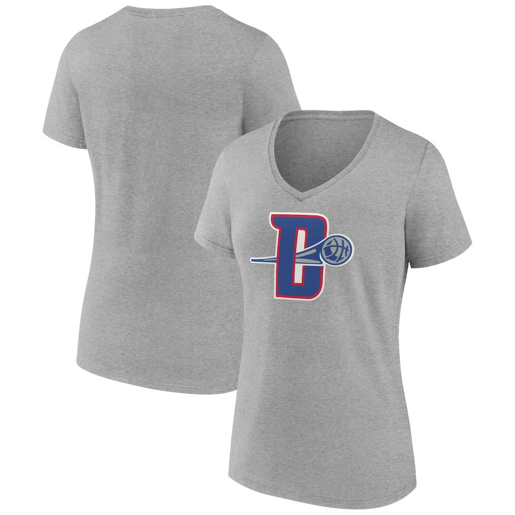 Detroit Pistons Women's Alternate Logo V-Neck T-Shirt sale Outlet