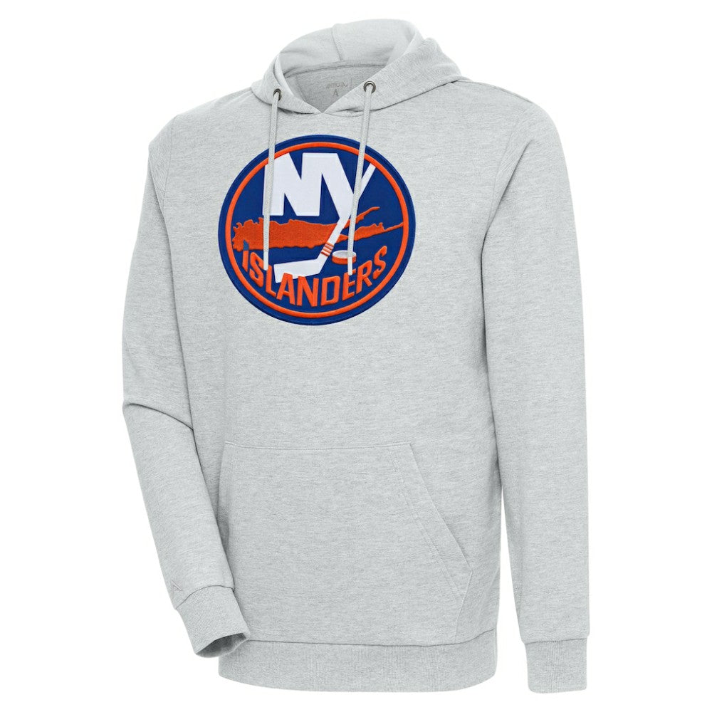 New York Islanders Antigua Logo Action Chenille Pullover Hoodie Discount