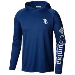 Tampa Bay Rays Columbia Terminal Tackle Long Sleeve Hoodie T-Shirt | MLB Near me
