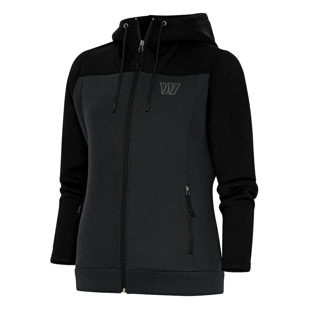 Washington Commanders  Antigua Women's Tonal Logo Protect Full-Zip Hoodie Jacket