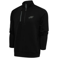 Philadelphia Eagles  Antigua Tonal Logo Generation Quarter-Zip Pullover Top