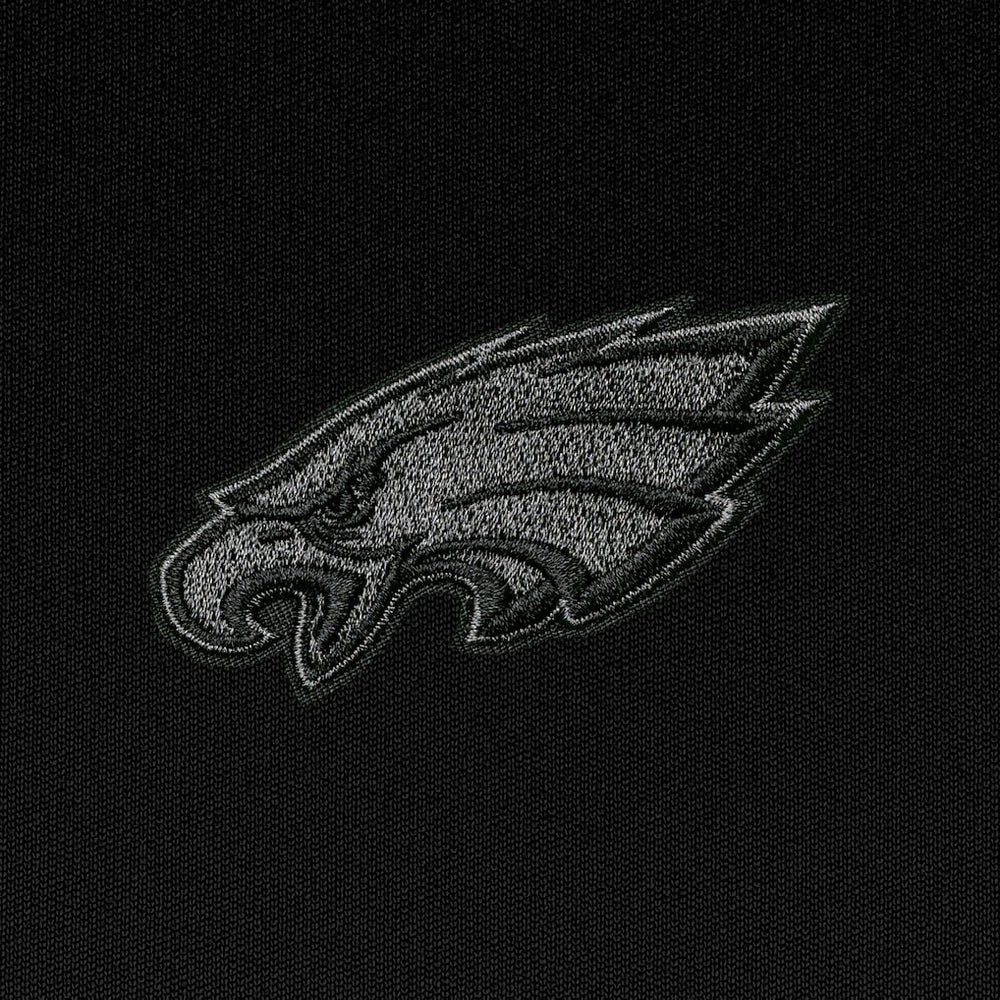 Philadelphia Eagles  Antigua Tonal Logo Generation Quarter-Zip Pullover Top