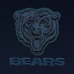Chicago Bears  Antigua Tonal Logo Tribute Quarter-Zip Pullover Top