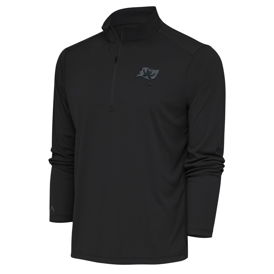 Tampa Bay Buccaneers  Antigua Tonal Logo Tribute Quarter-Zip Pullover Top