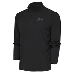 Tampa Bay Buccaneers  Antigua Tonal Logo Tribute Quarter-Zip Pullover Top