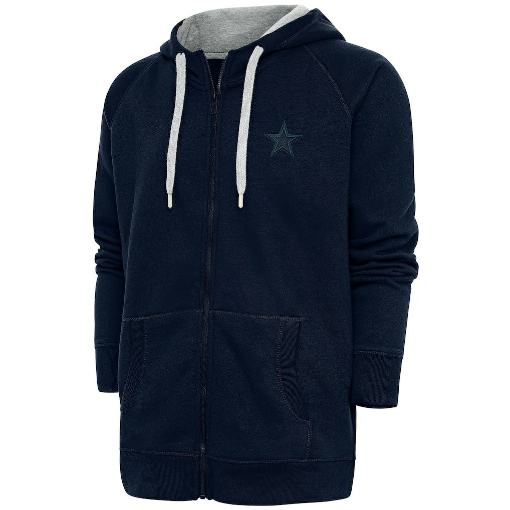 Dallas Cowboys  Antigua Tonal Logo Victory Full-Zip Hoodie