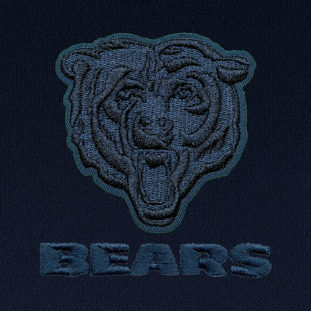 Chicago Bears  Antigua Tonal Logo Victory Pullover Hoodie