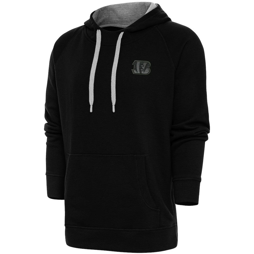 Cincinnati Bengals  Antigua Tonal Logo Victory Pullover Hoodie