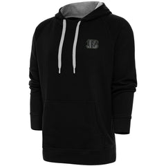 Cincinnati Bengals  Antigua Tonal Logo Victory Pullover Hoodie