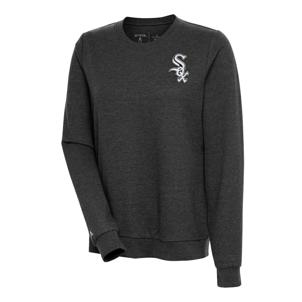 Chicago White Sox Antigua Women's Action Crewneck Pullover Sweatshirt | MLB Shop