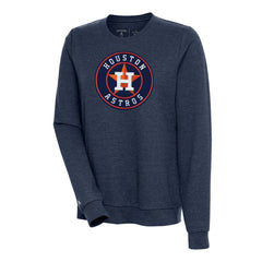 Houston Astros Antigua Women's Action Crewneck Pullover Sweatshirt | MLB On Sale