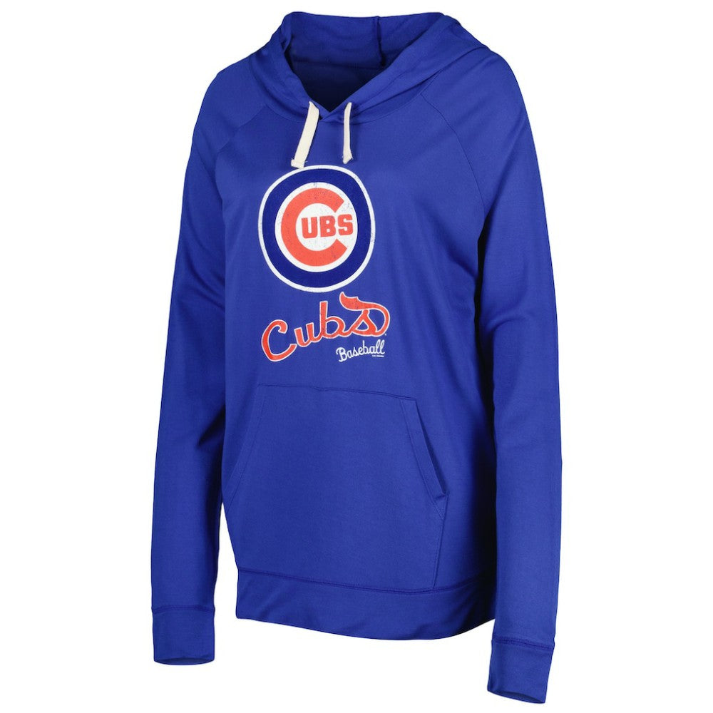 Chicago Cubs Touch Women's Pre-Game Raglan Pullover Hoodie | MLB Discount