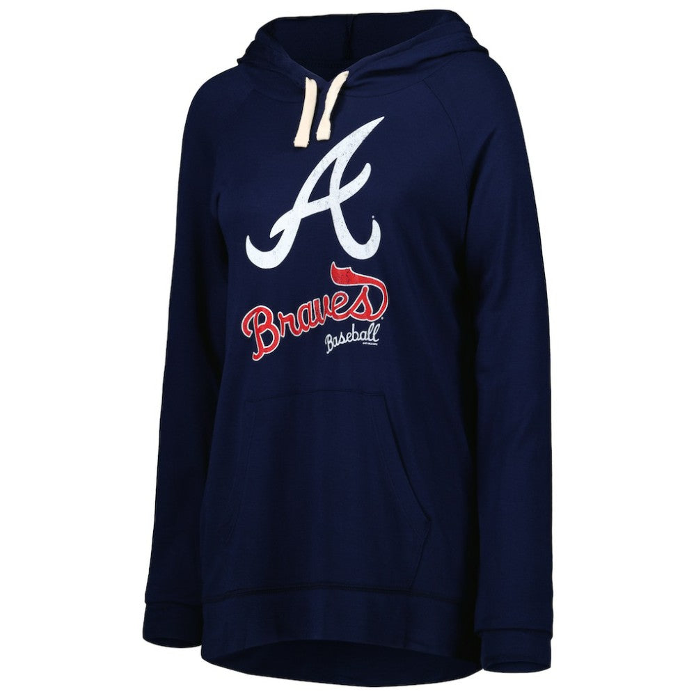 Atlanta Braves Touch Women's Pre-Game Raglan Pullover Hoodie | MLB Discount
