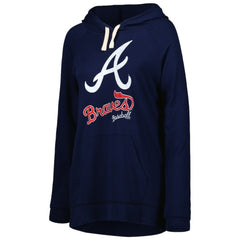 Atlanta Braves Touch Women's Pre-Game Raglan Pullover Hoodie | MLB Discount