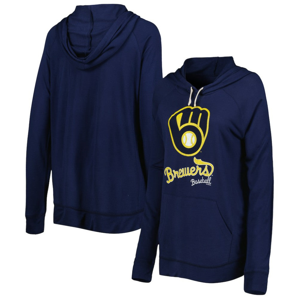 Milwaukee Brewers Touch Women's Pre-Game Raglan Pullover Hoodie | MLB US