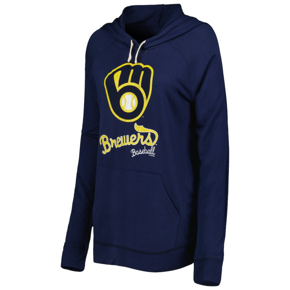 Milwaukee Brewers Touch Women's Pre-Game Raglan Pullover Hoodie | MLB US
