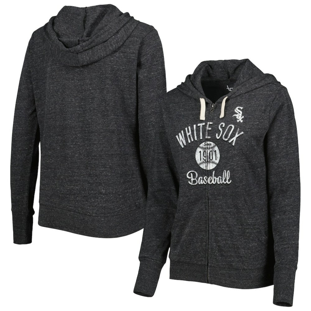 Chicago White Sox Touch Women's Training Camp Tri-Blend Lightweight Full-Zip Hoodie | MLB On Sale