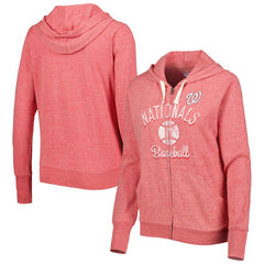 Washington Nationals Touch Women's Training Camp Tri-Blend Lightweight Full-Zip Hoodie | MLB US