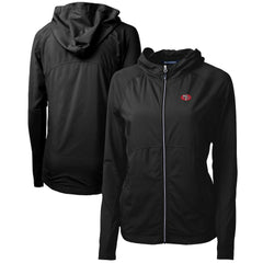 San Francisco 49ers  Cutter & Buck Women's Throwback Logo Adapt Eco Knit Hybrid Recycled Full-Zip Hoodie