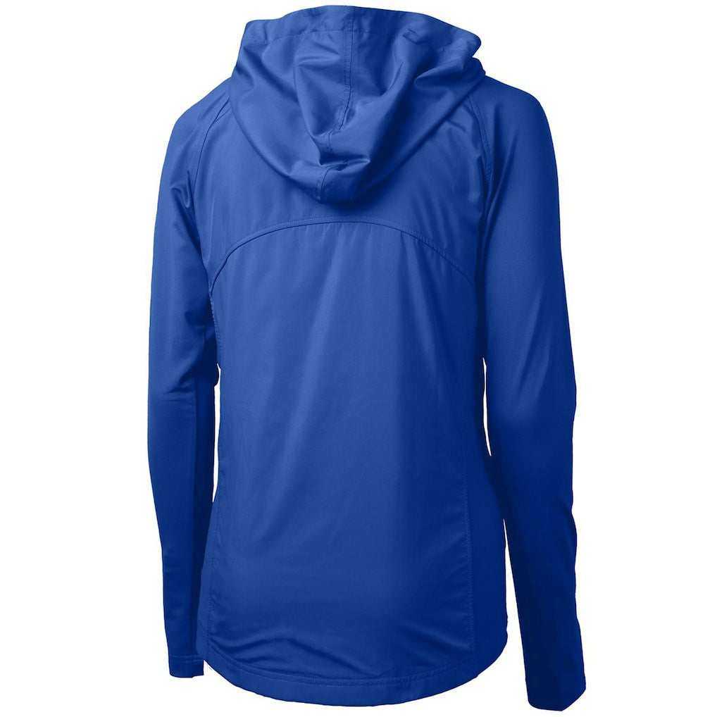 Seattle Seahawks  Cutter & Buck Women's Throwback Logo Adapt Eco Knit Hybrid Recycled Full-Zip Hoodie