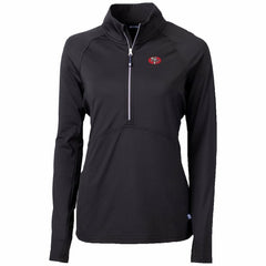 San Francisco 49ers  Cutter & Buck Women's Throwback Logo Adapt Eco Knit Stretch Recycled Half-Zip Pullover Top
