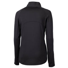 Miami Dolphins  Cutter & Buck Women's Throwback Logo Adapt Eco Knit Stretch Recycled Half-Zip Pullover Top