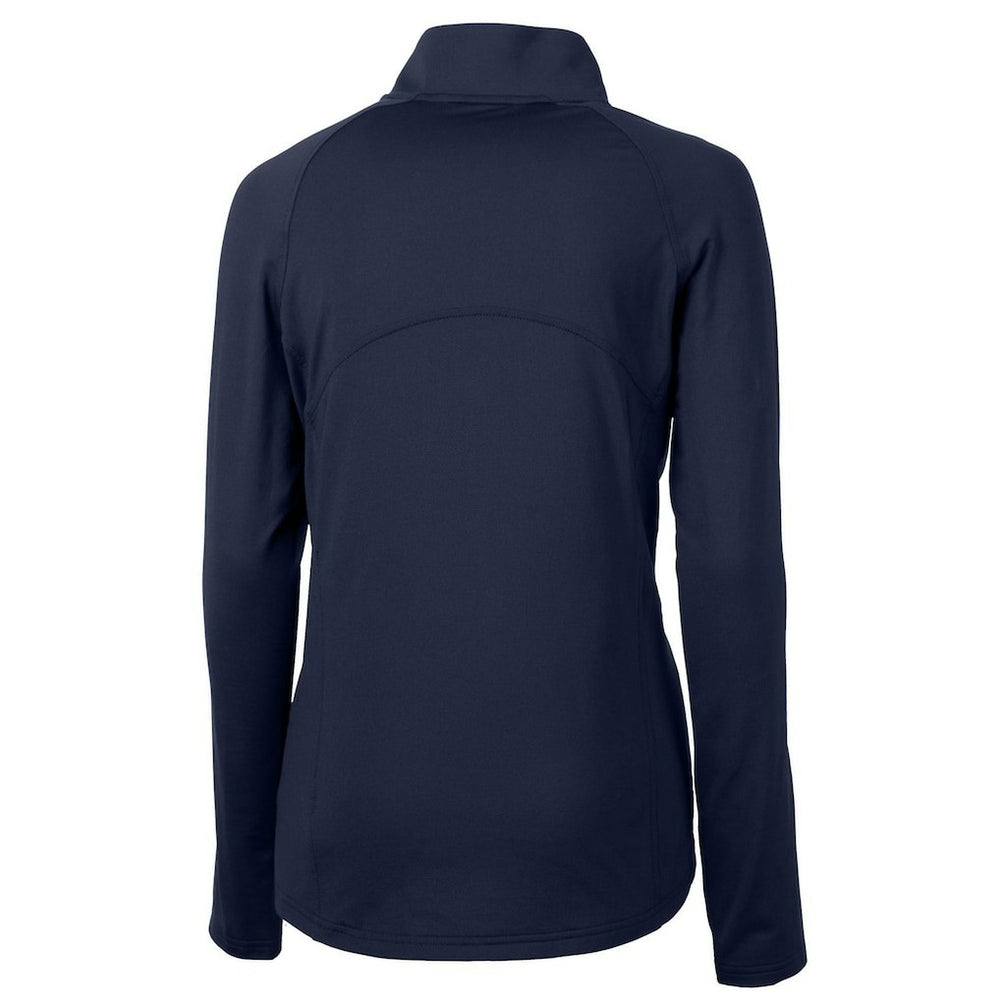 Chicago Bears  Cutter & Buck Women's Throwback Logo Adapt Eco Knit Stretch Recycled Half-Zip Pullover Top