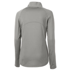 Denver Broncos  Cutter & Buck Women's Throwback Logo Adapt Eco Knit Stretch Recycled Half-Zip Pullover Top