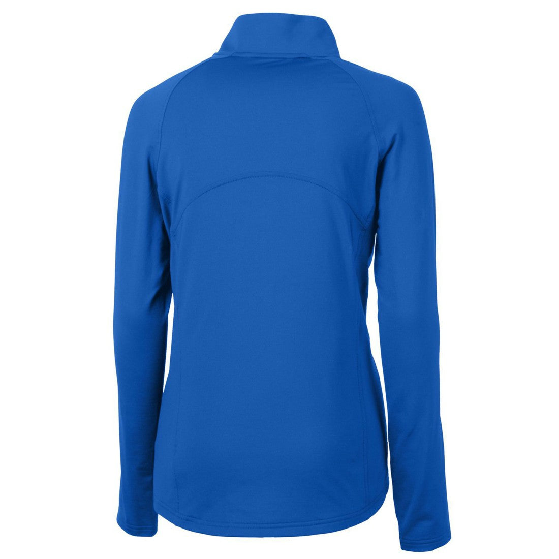 Denver Broncos  Cutter & Buck Women's Throwback Logo Adapt Eco Knit Stretch Recycled Half-Zip Pullover Top
