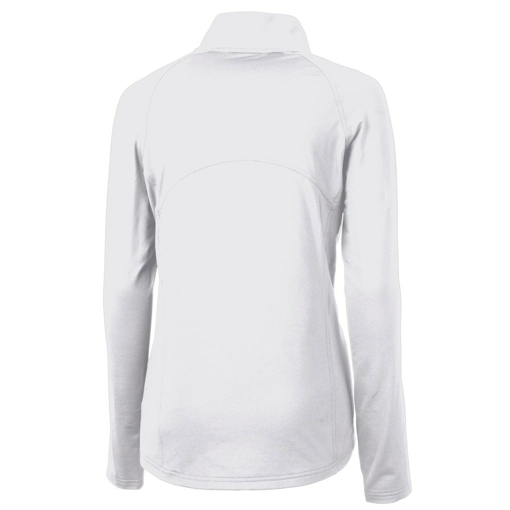 Buffalo Bills  Cutter & Buck Women's Throwback Logo Adapt Eco Knit Stretch Recycled Half-Zip Pullover Top