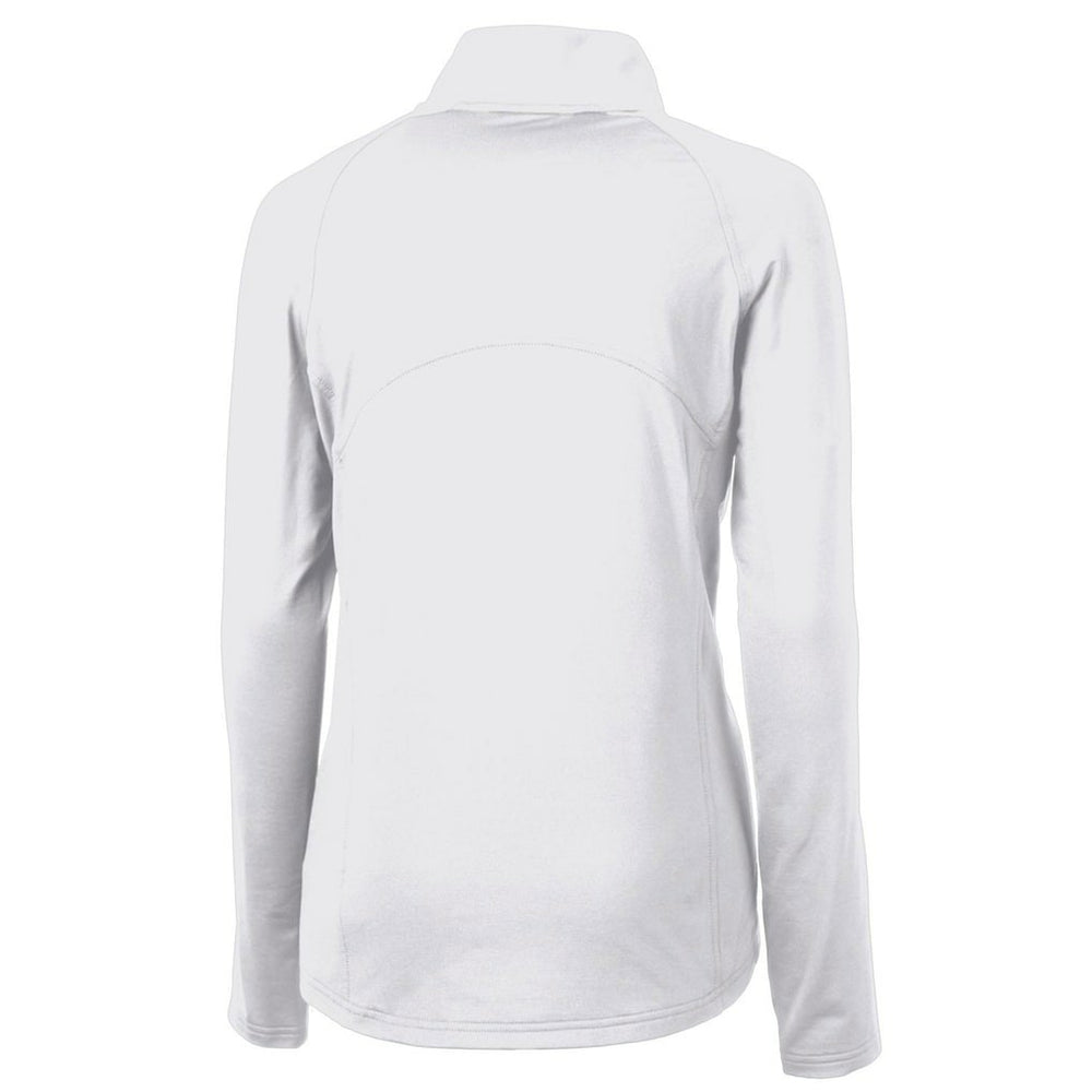 Buffalo Bills  Cutter & Buck Women's Throwback Logo Adapt Eco Knit Stretch Recycled Half-Zip Pullover Top