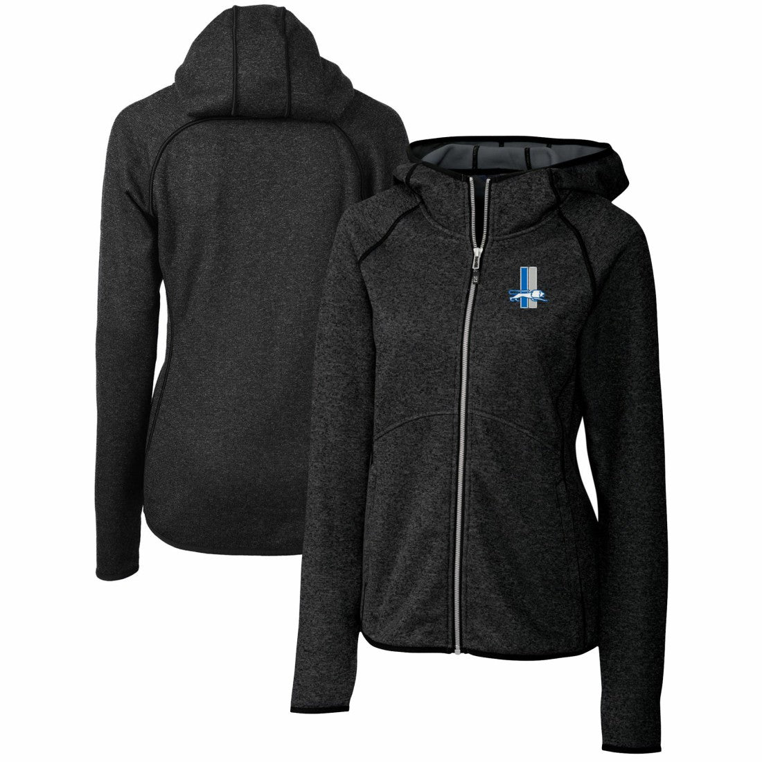 Detroit Lions  Cutter & Buck Women's Throwback Logo Mainsail Full-Zip Jacket