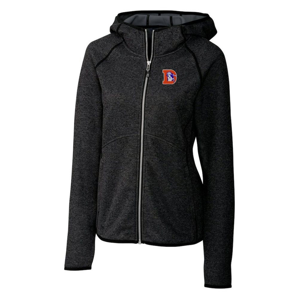 Denver Broncos  Cutter & Buck Women's Throwback Logo Mainsail Full-Zip Jacket
