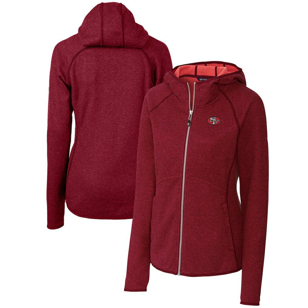 San Francisco 49ers  Cutter & Buck Women's Throwback Logo Mainsail Full-Zip Jacket