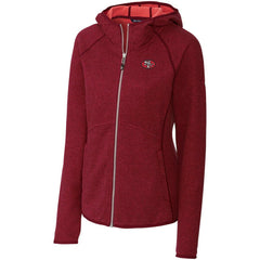 San Francisco 49ers  Cutter & Buck Women's Throwback Logo Mainsail Full-Zip Jacket
