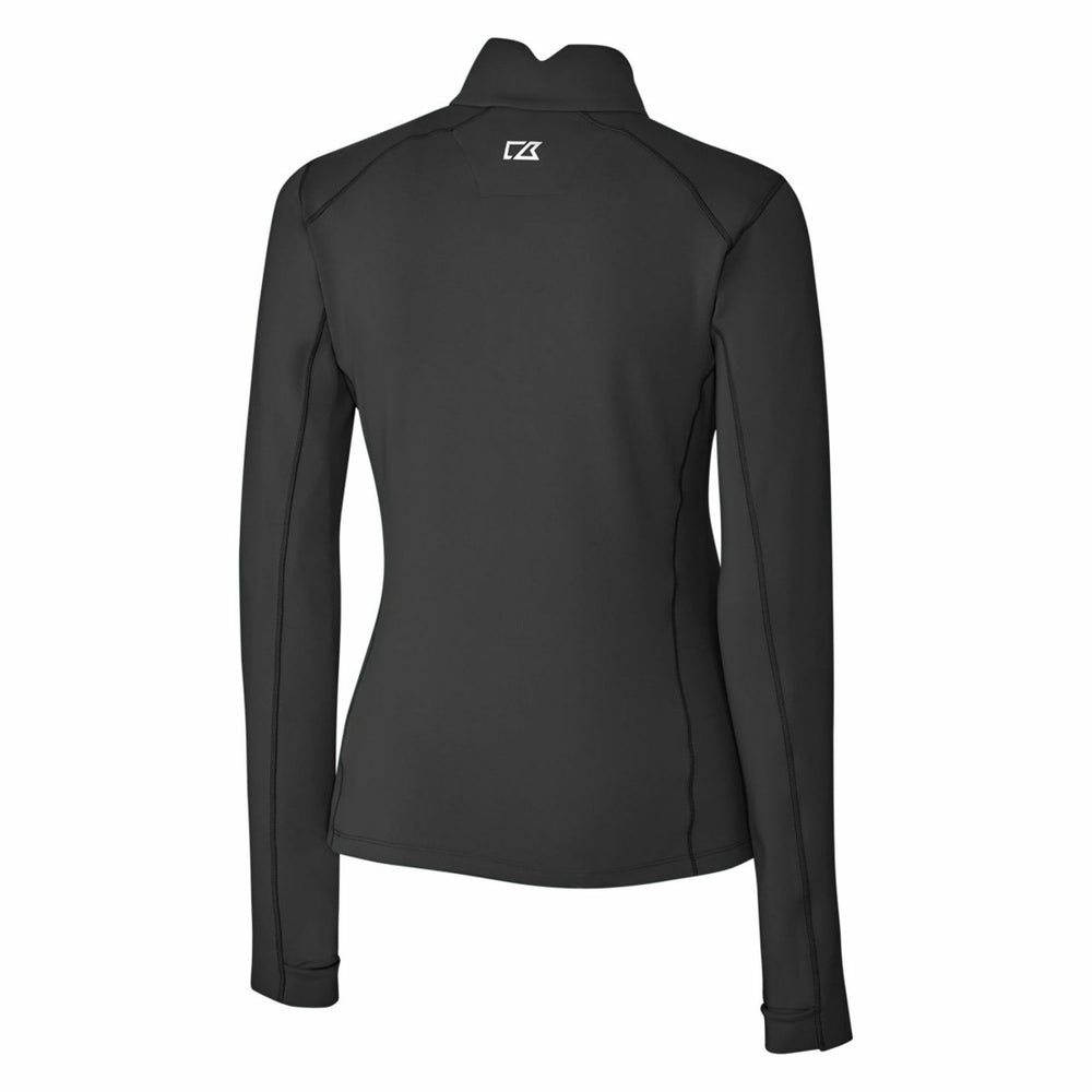 Detroit Lions  Cutter & Buck Women's Throwback Logo Traverse Stretch Quarter-Zip Pullover Top