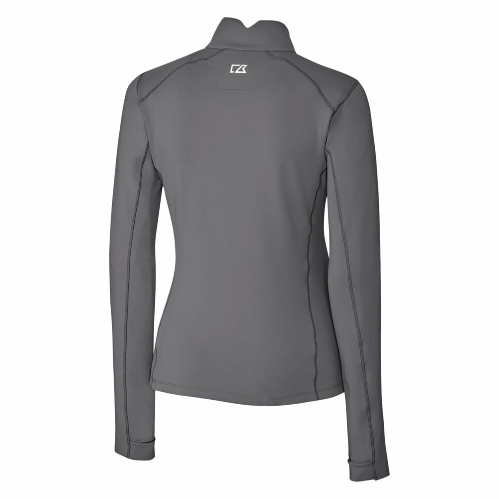 Detroit Lions  Cutter & Buck Women's Throwback Logo Traverse Stretch Quarter-Zip Pullover Top