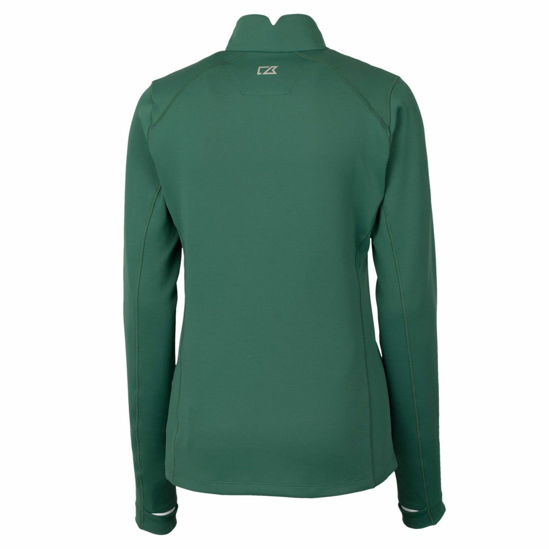 Green Bay Packers  Cutter & Buck Women's Throwback Logo Traverse Stretch Quarter-Zip Pullover Top