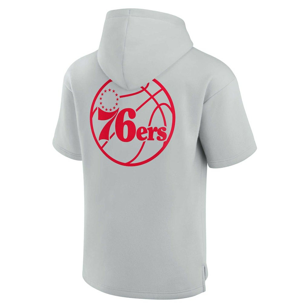 Philadelphia 76ers Unisex Elements Super Soft Fleece Short Sleeve Pullover Hoodie For Sale
