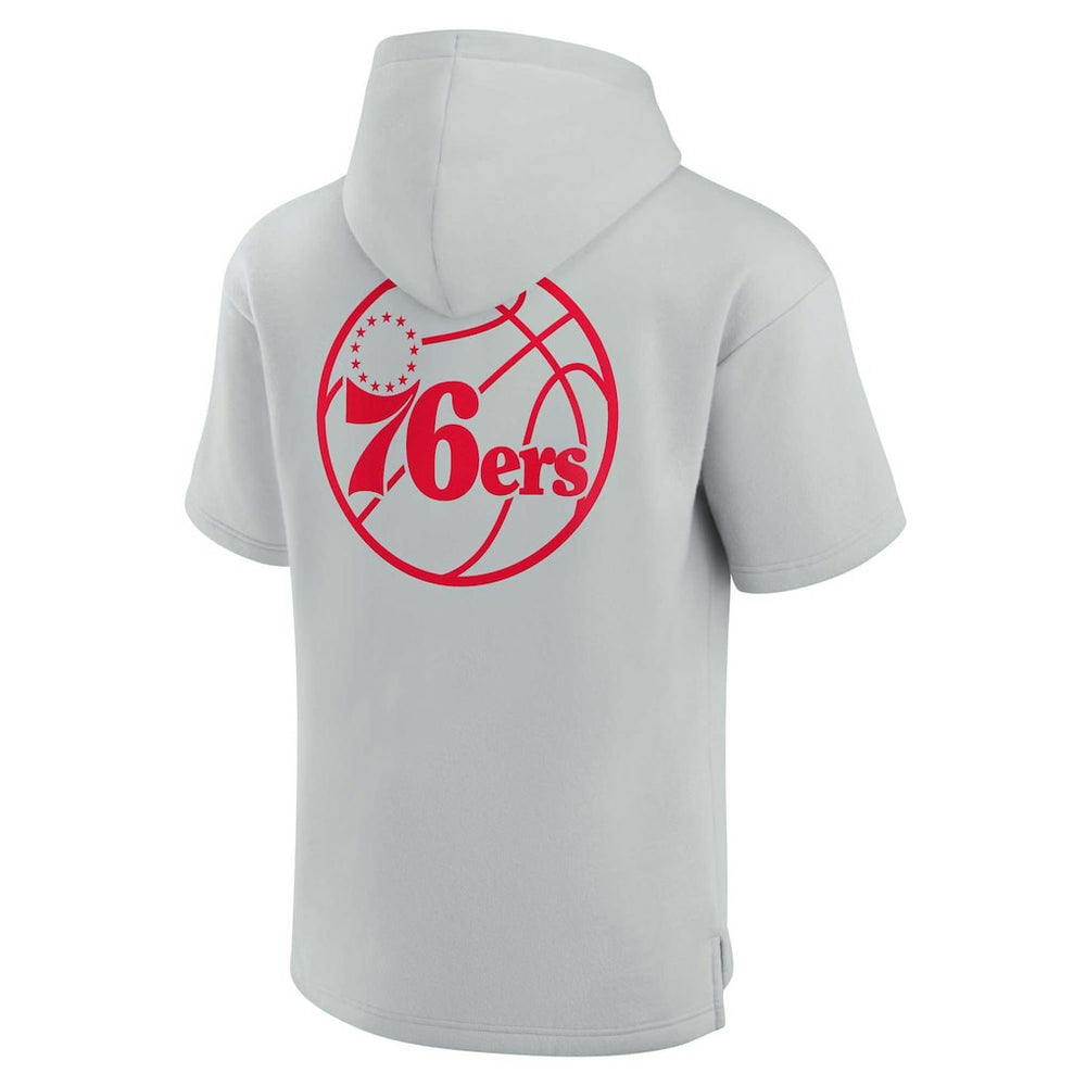 Philadelphia 76ers Unisex Elements Super Soft Fleece Short Sleeve Pullover Hoodie For Sale